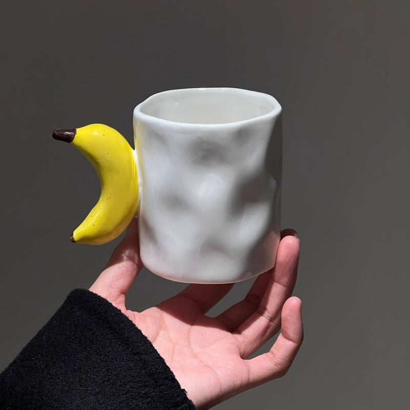 Charming Handmade Fruit Ceramic Mug