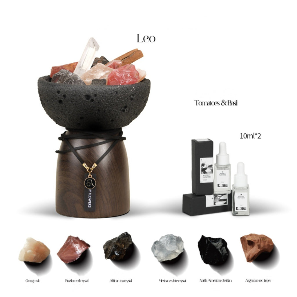 12 Zodiac Energy Aromatherapy Crystal Diffuser