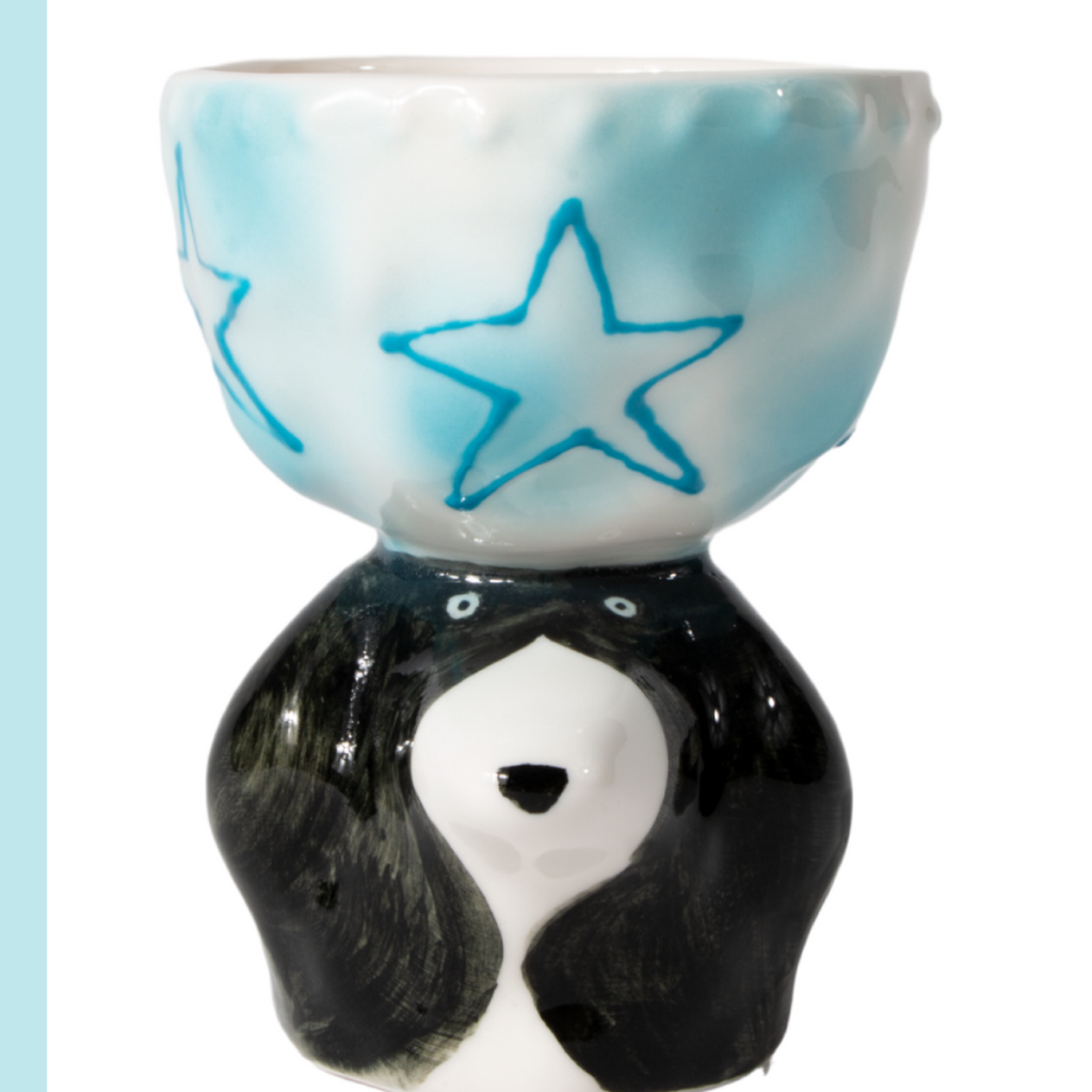 Limited Edition Handmade Cute Dog Ceramic Cup