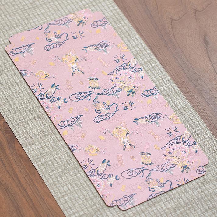 Chinese Brocade Zen-Inspired Tea Mat