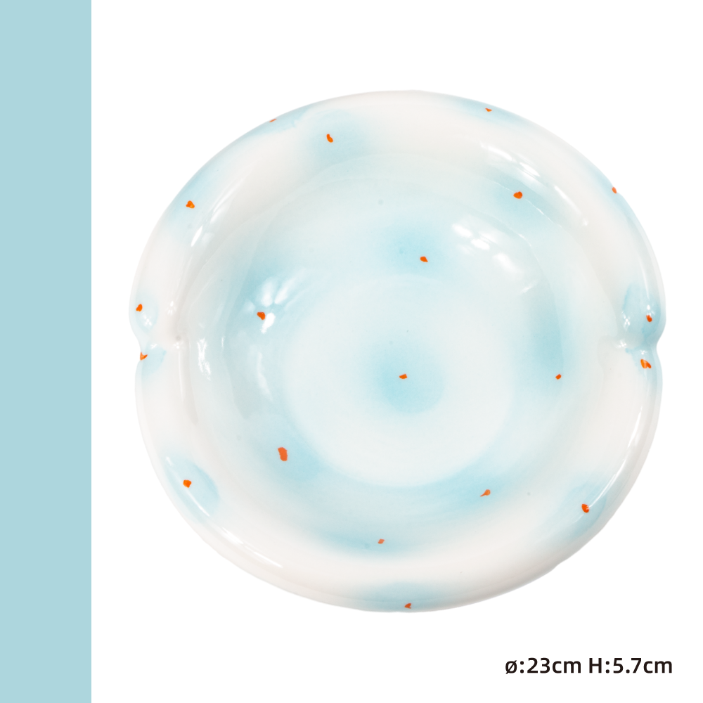 Handmade Korean-Style Ceramic Bowls & Plates - Under-Glaze Tableware