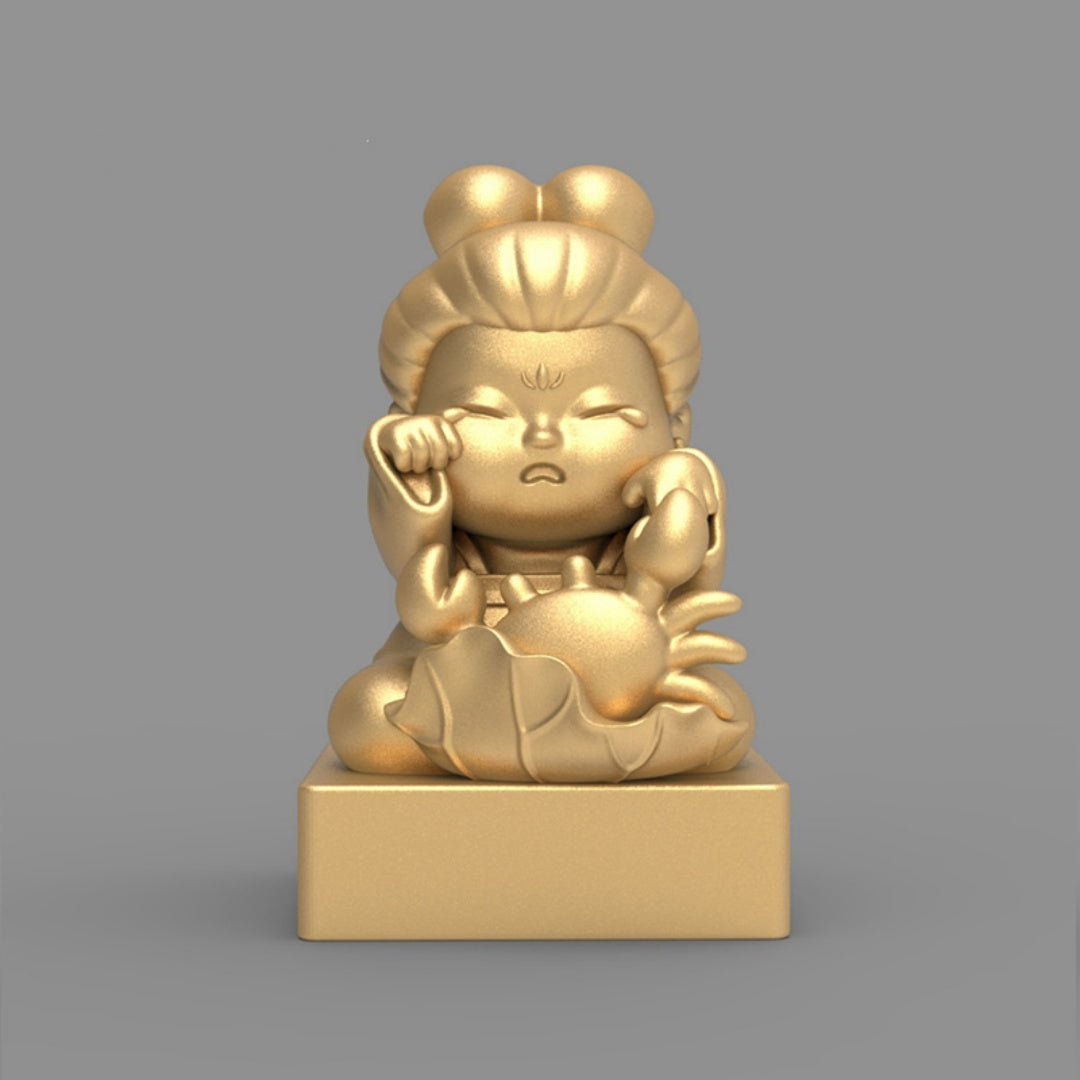 12 Star Signs Collectible Figurine Seals, Customizable Name Engraving, Zodiac-Themed Stamp Set