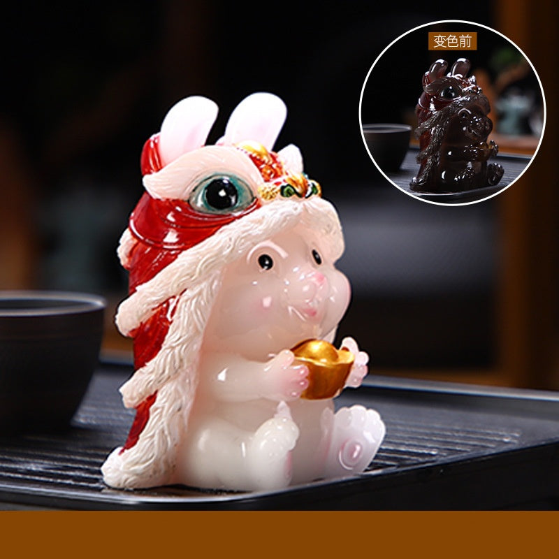 Color-Changing Rabbit Tea Pet