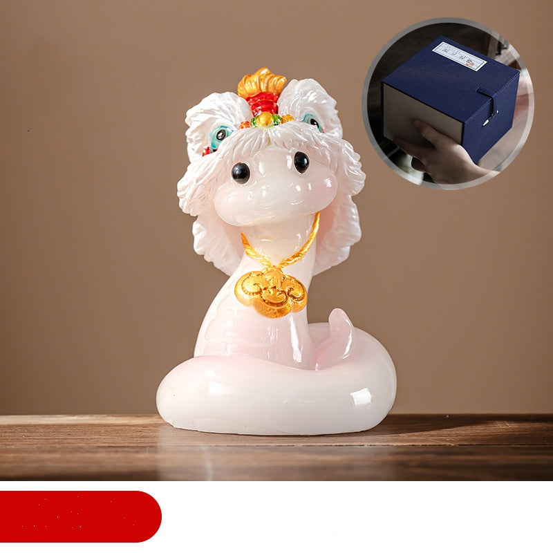 Color-Changing Lion Dance Snake Tea Pet