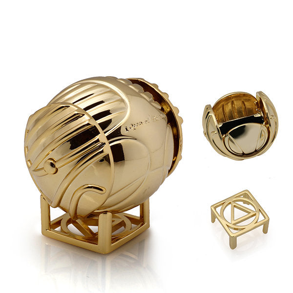 #J1 Golden Ring Box - Brass - Ring Storage