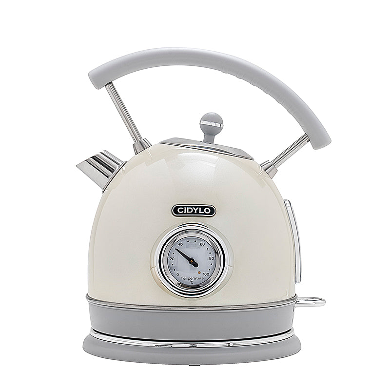 1.8L Retro-Inspired Electric Kettle with Temperature Control and Automatic Shut-Off-Perfect for Modern Kitchens