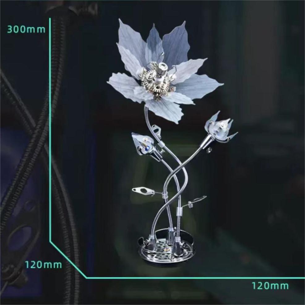 #202 3D Metal Puzzle Mechanical Flower Models