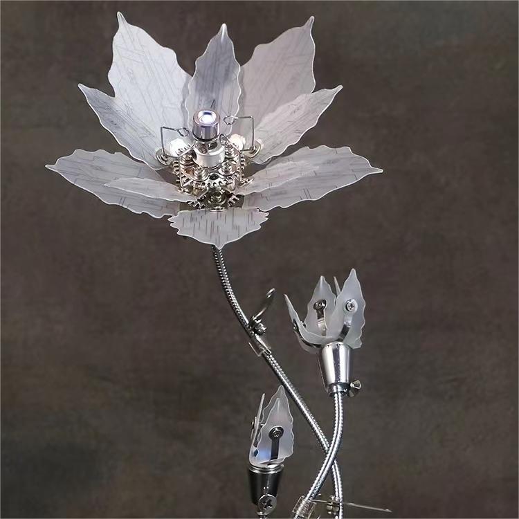 #202 3D Metal Puzzle Mechanical Flower Models