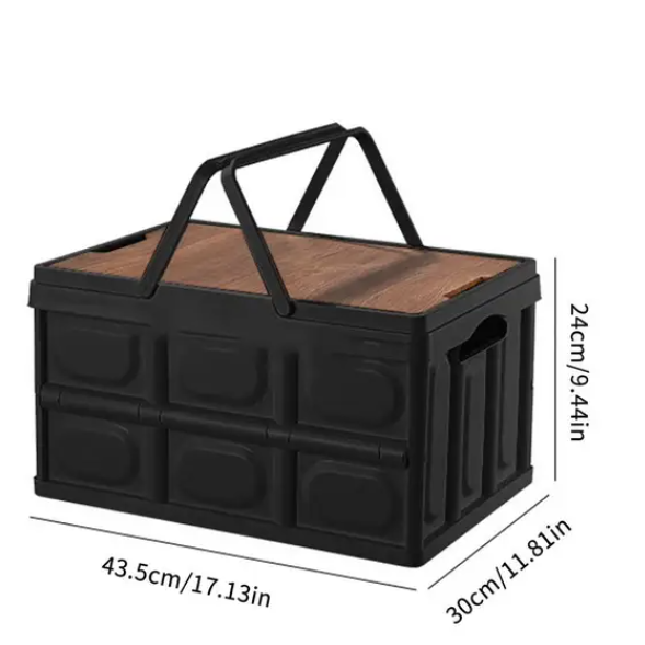 #144 Camping Foldable Storage Box with Handle