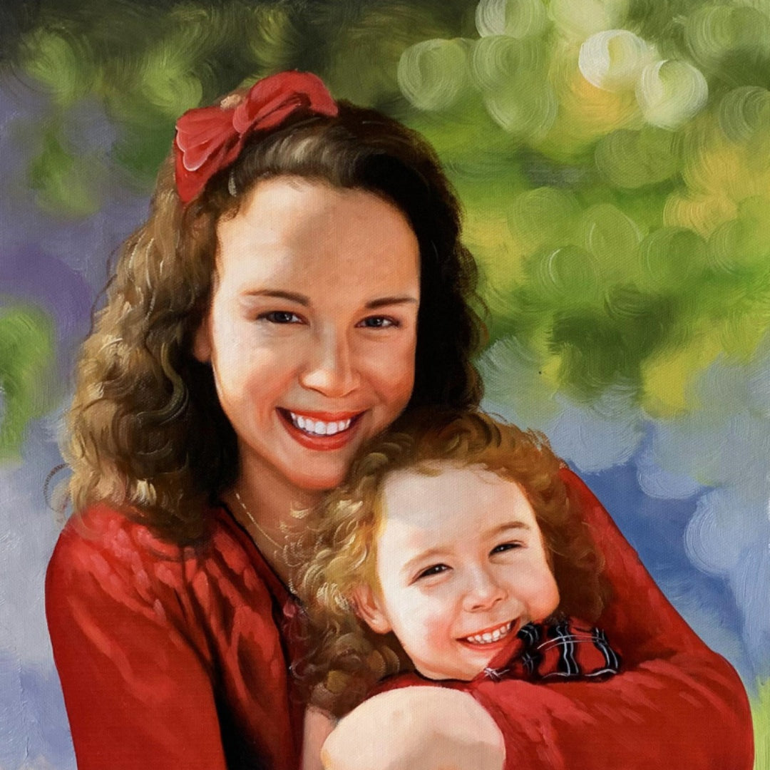 #070 Custom Handmade Portraits Painted From Your Photos