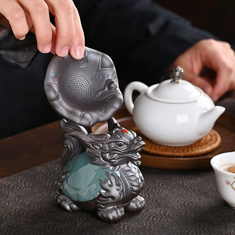 Lucky Dragon Turtle Tea Pet