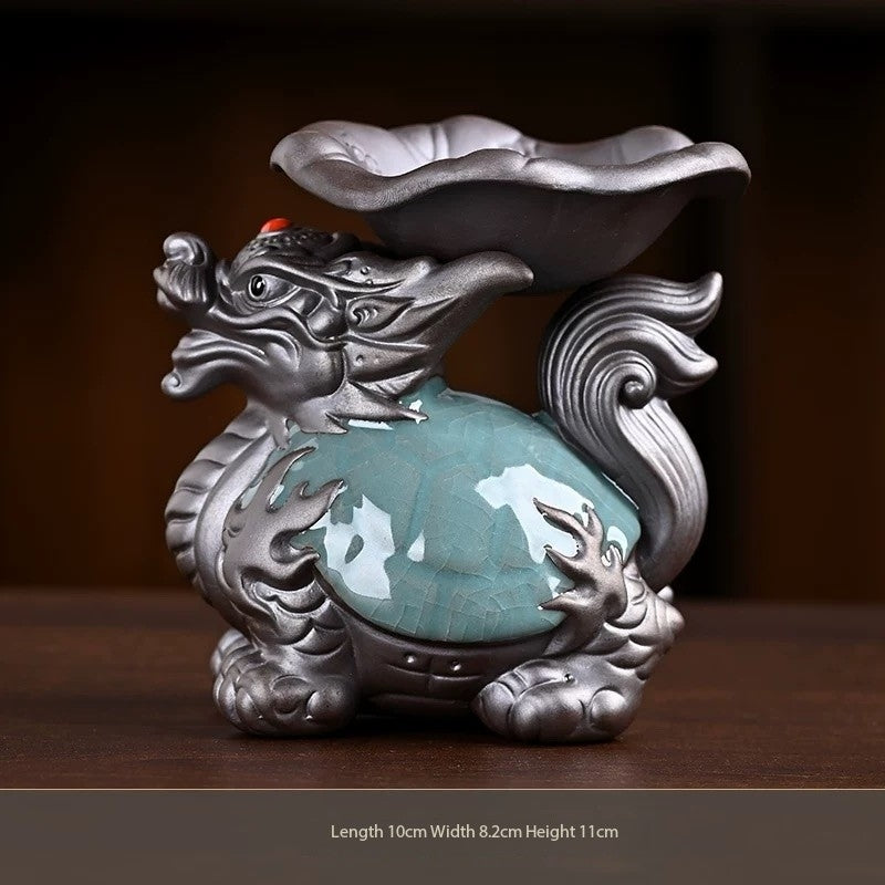 Lucky Dragon Turtle Tea Pet