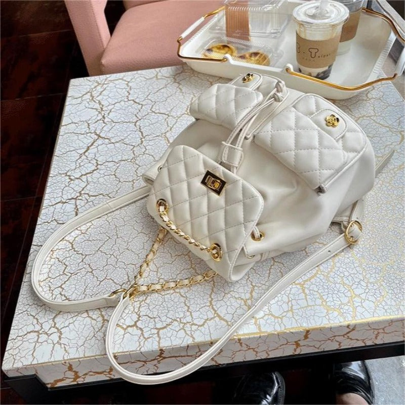 #205 Adjustable Long Chain Backpack
