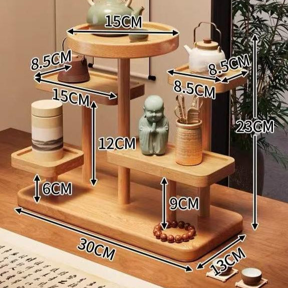 Chinese Style Desktop Cup Rack Bogu Shelf