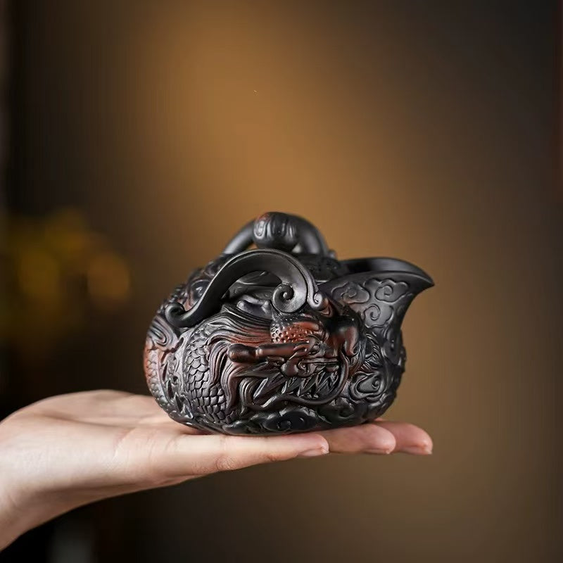 Purple Clay Travel Tea Set