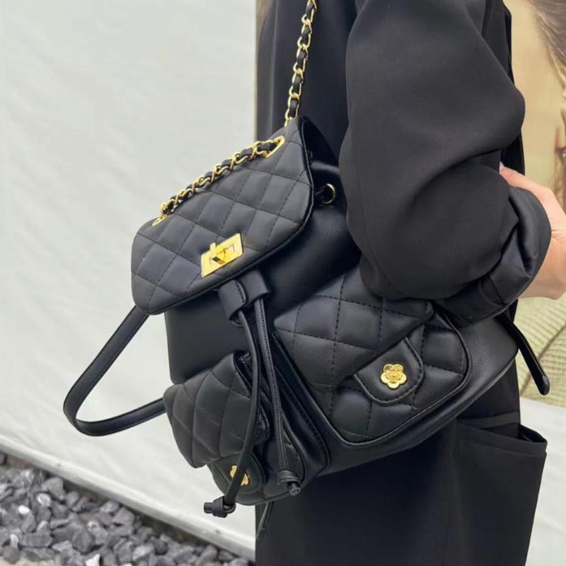 #205 Adjustable Long Chain Backpack
