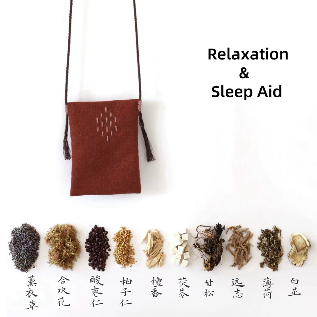 Five Elements Herbal Sachet | TCM Wood-Fire-Earth-Metal-Water Energy Balancer