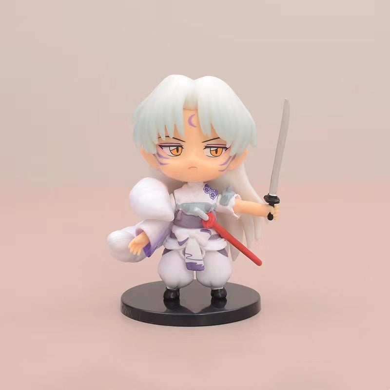 #361 INUYASHA Cute Figure Model Toys 6pcs