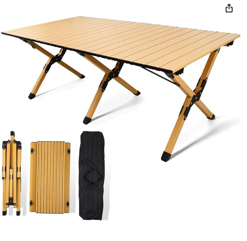 #150 Rollingsurfer Folding Camping Table