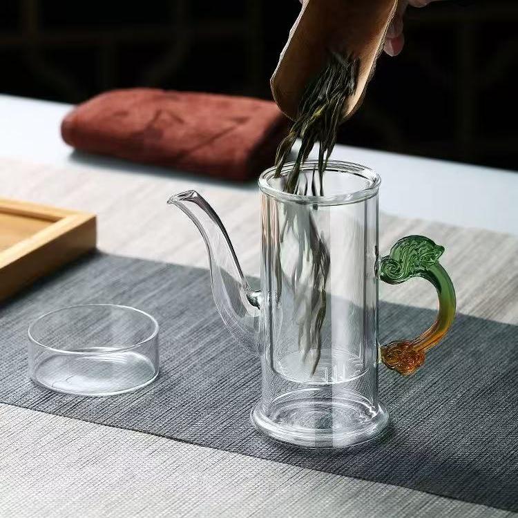 Dragon Handle Tea Cup with Separator