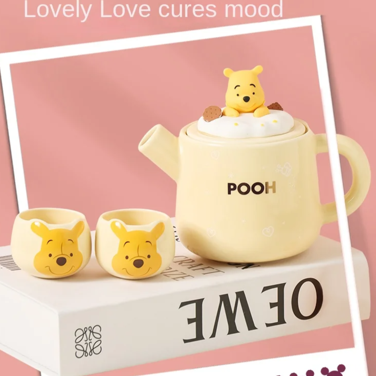 #132 Cute Cartoon Teapot Set