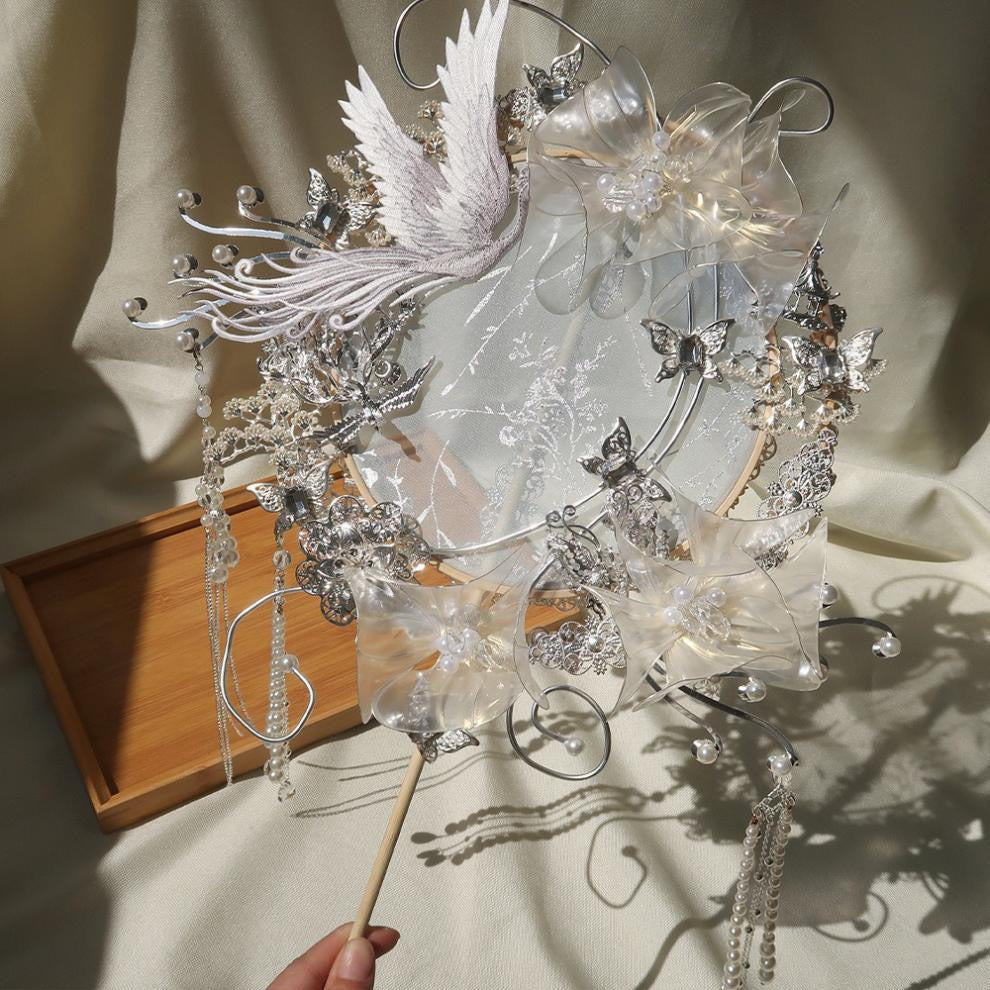 #359 Handmade Tassel Fan-Phoenix