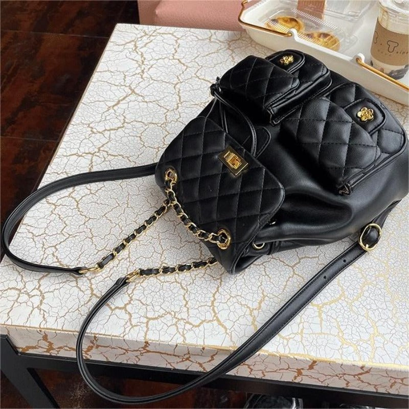 #205 Adjustable Long Chain Backpack