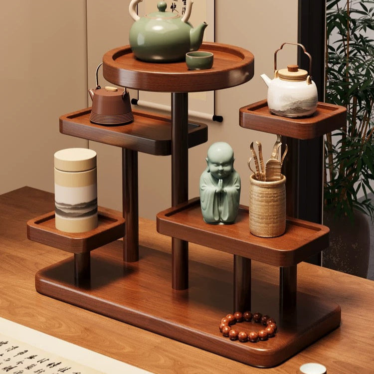 Chinese Style Desktop Cup Rack Bogu Shelf
