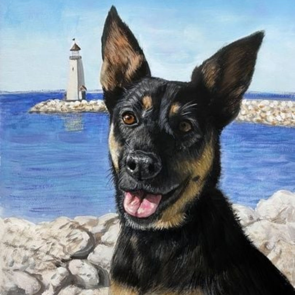 #070 Custom Handmade Portraits Painted From Your Photos
