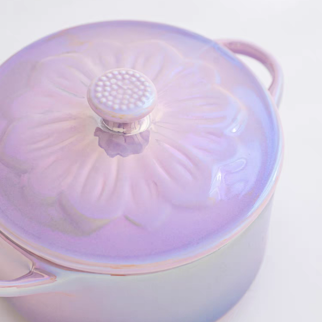 #062 Mini Ceramic Casserole Soup Pot Set of 3 with Handle Ceramic Cookware