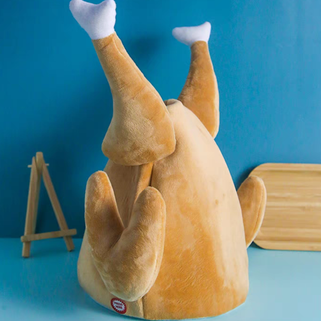 #128 Roast Chicken Hat Quirky Gift