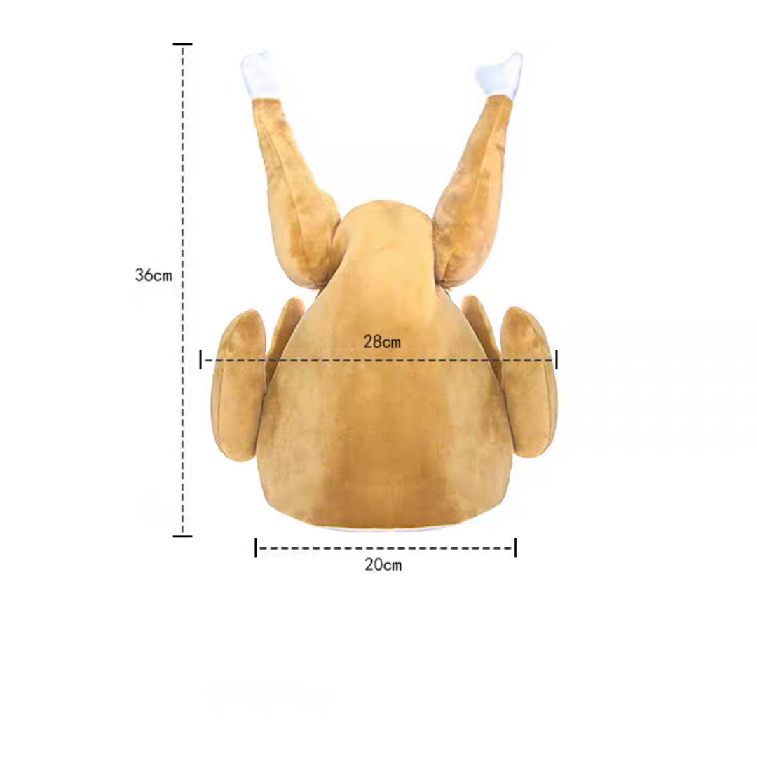 #128 Roast Chicken Hat Quirky Gift