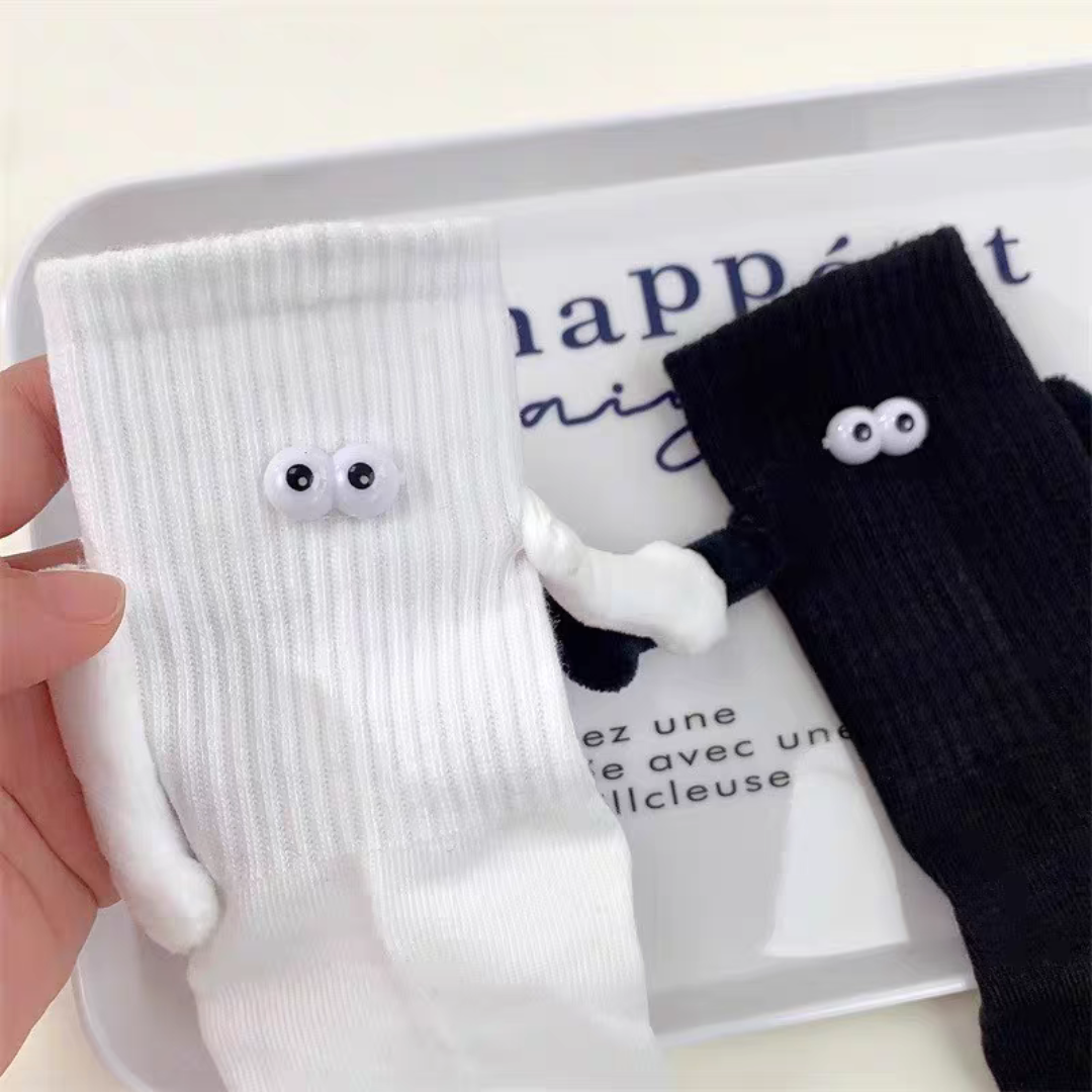 #125 Novelty Couple Holding Hands Socks