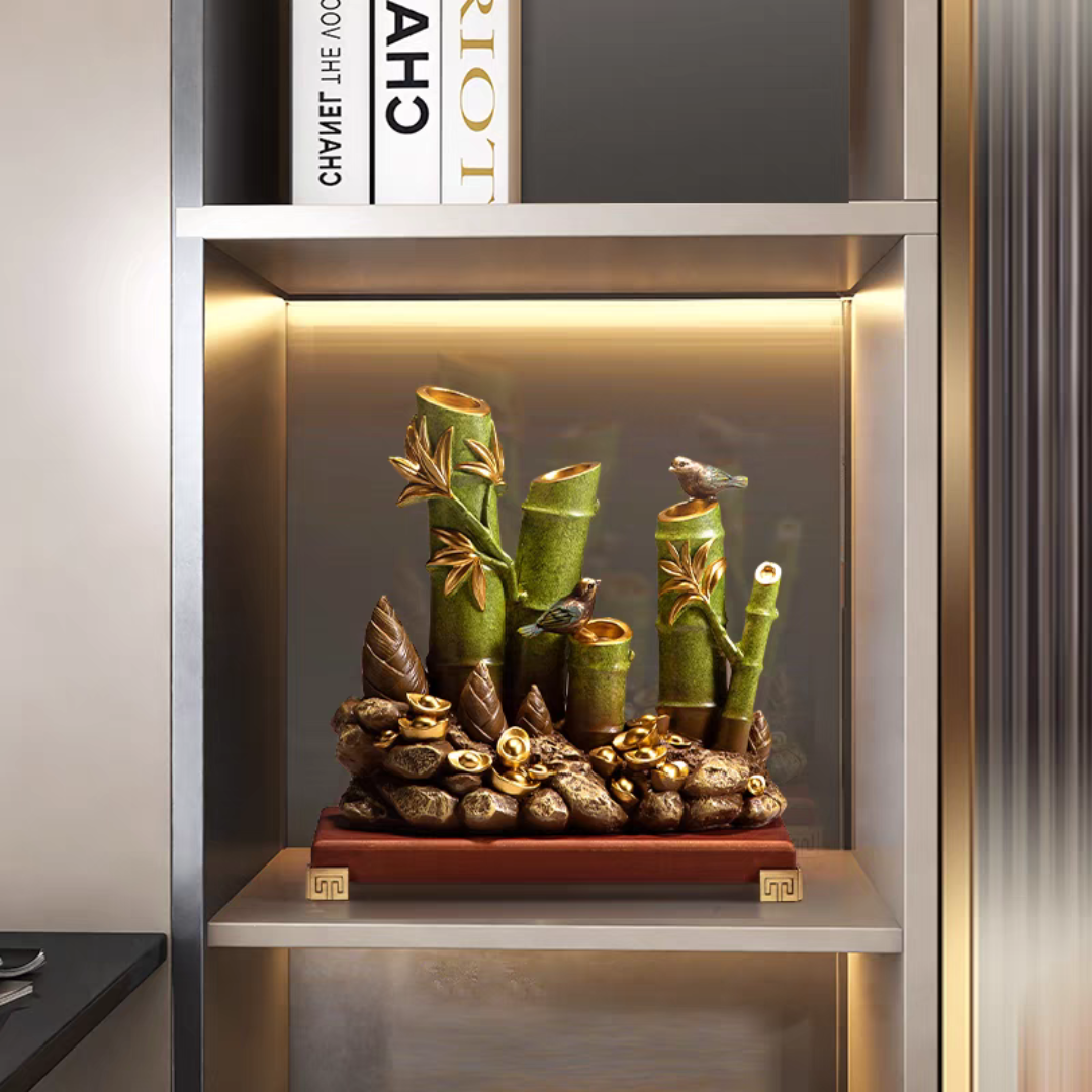 #165 Lucky Bamboo New Chinese Decoration