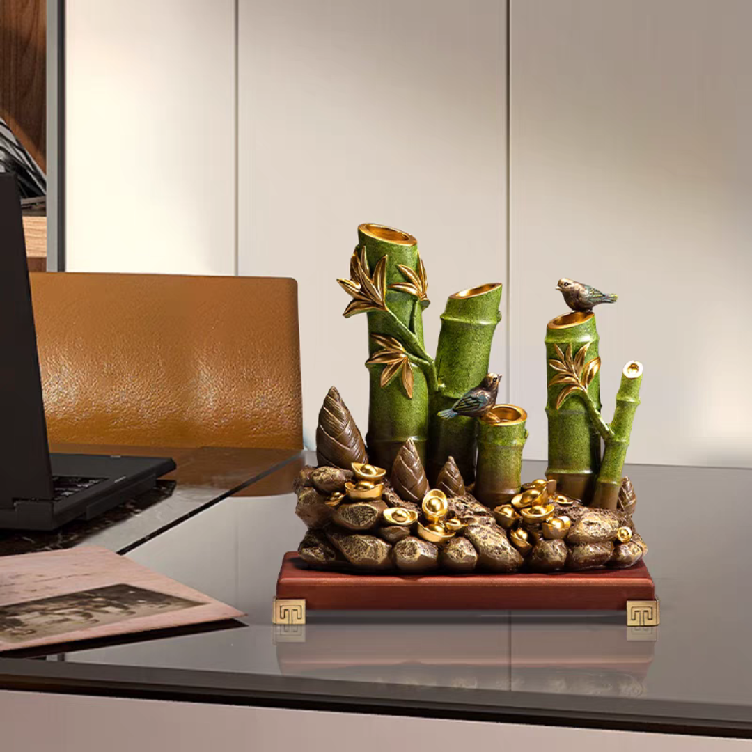 #165 Lucky Bamboo New Chinese Decoration