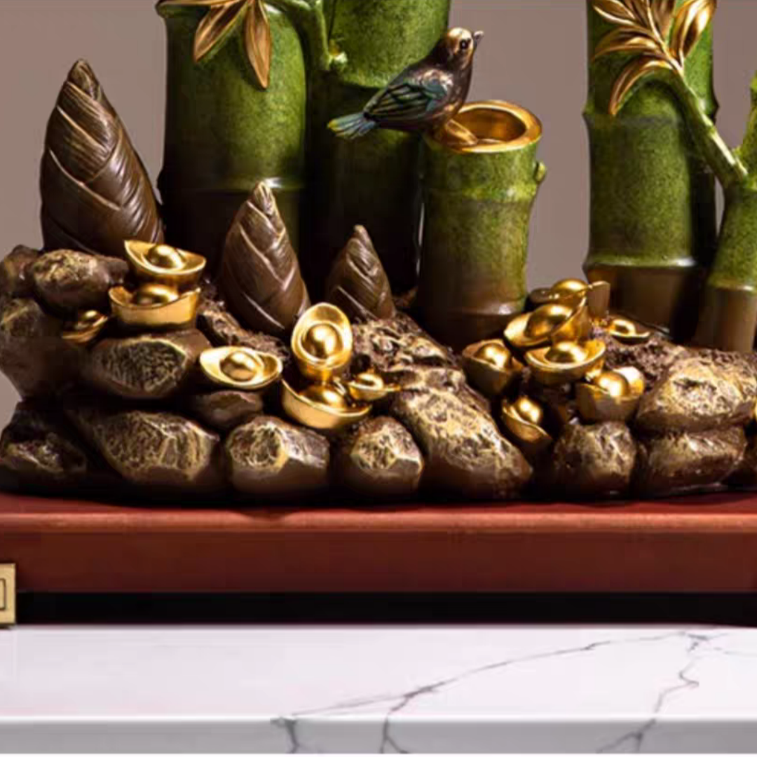 #165 Lucky Bamboo New Chinese Decoration