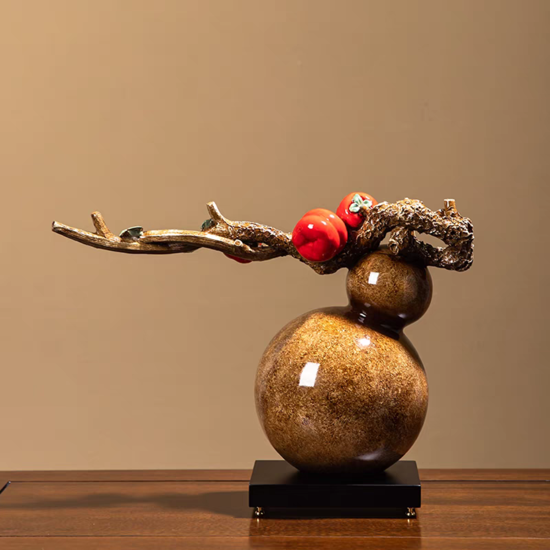 #163 Door Key Storage Rack Gourd Style Decoration