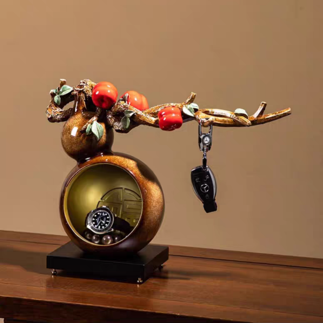 #163 Door Key Storage Rack Gourd Style Decoration