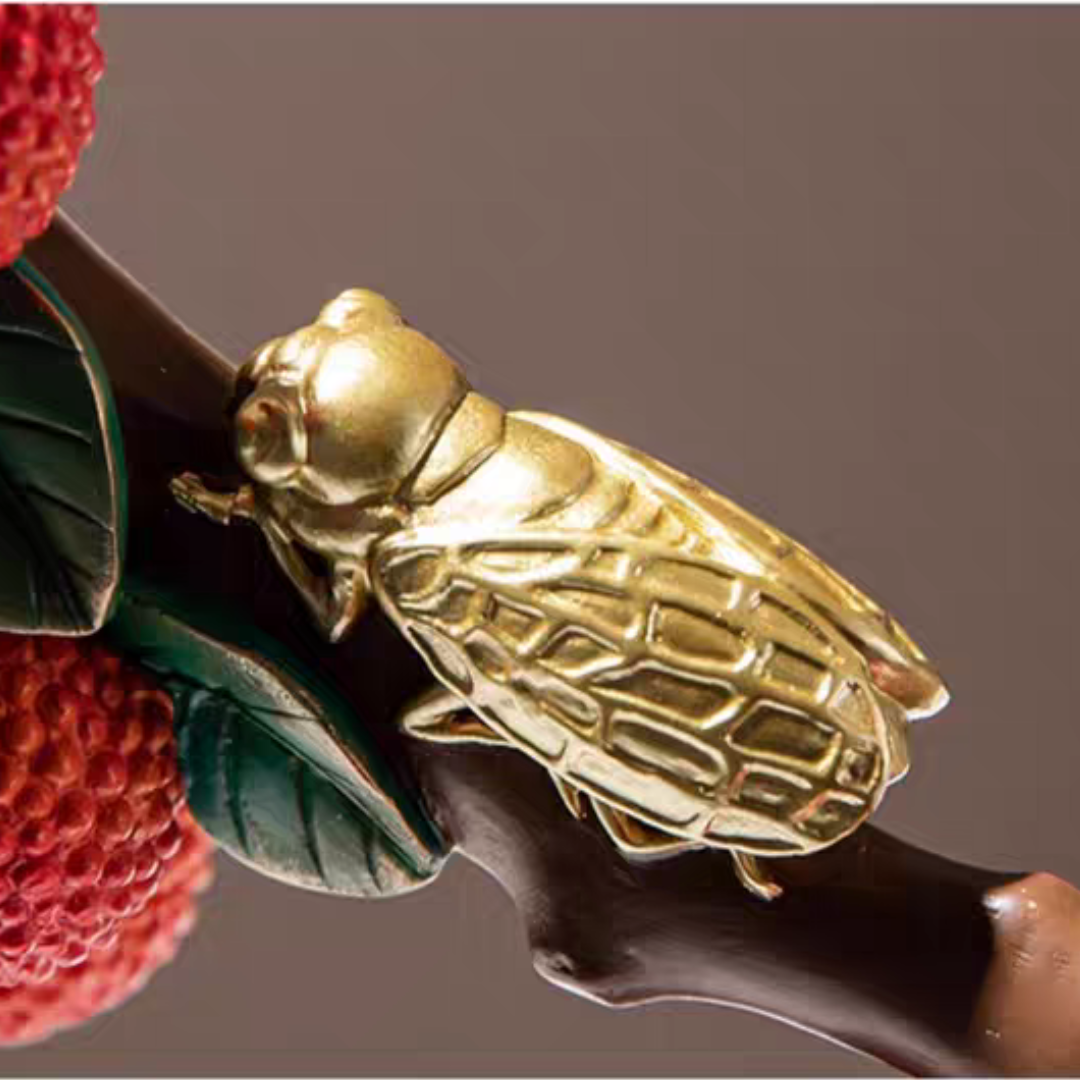 #166 Lychee Sculpture Decorative Figurines Home Decoration