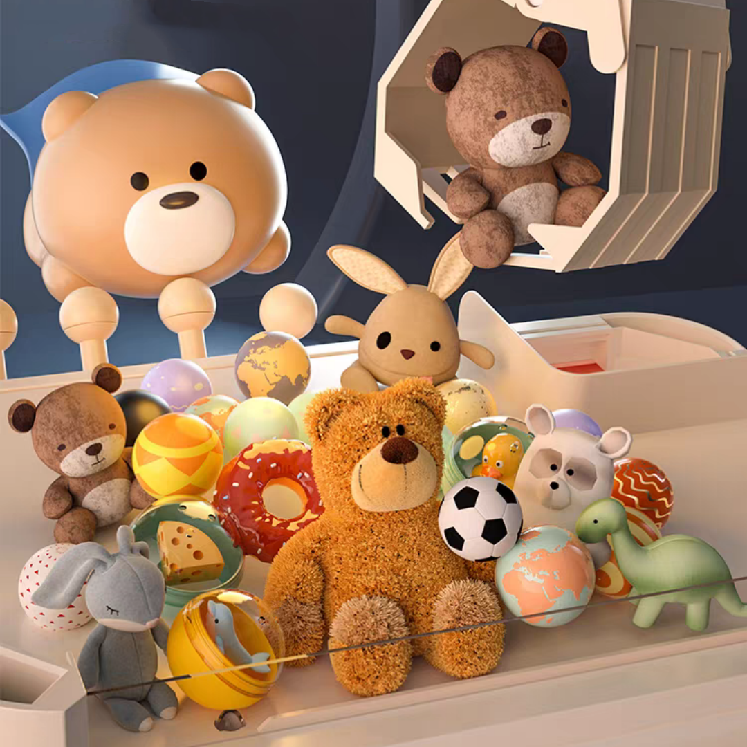#029 Claw Machine Large Children's Toy Clip Doll Gashapon Machine