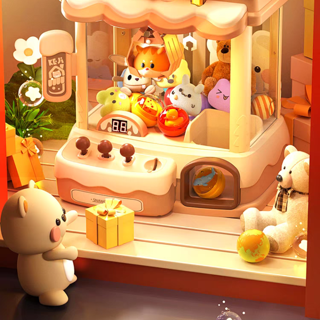 #029 Claw Machine Large Children's Toy Clip Doll Gashapon Machine