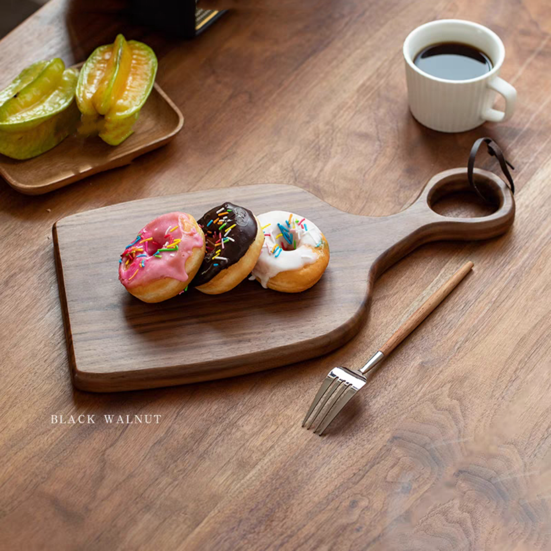 #063 Lovers Nestled Cutting Boards Walnut Charcuterie Boards