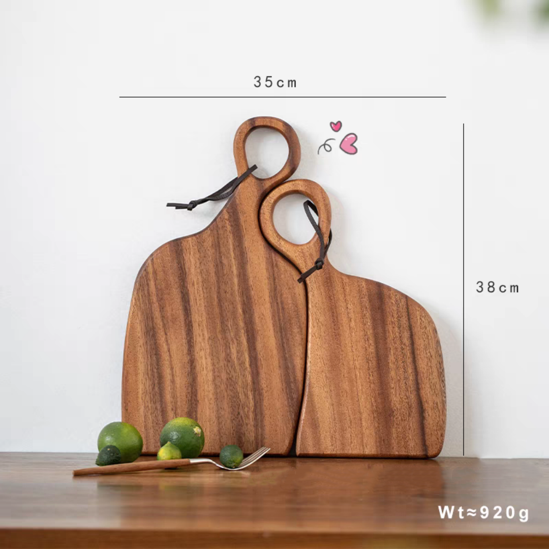 #063 Lovers Nestled Cutting Boards Walnut Charcuterie Boards