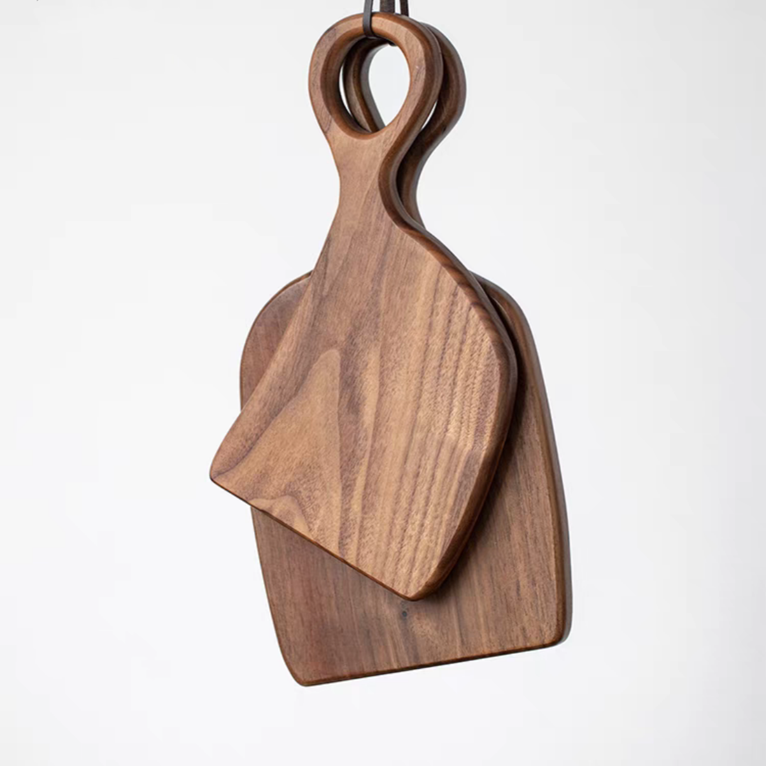 #063 Lovers Nestled Cutting Boards Walnut Charcuterie Boards