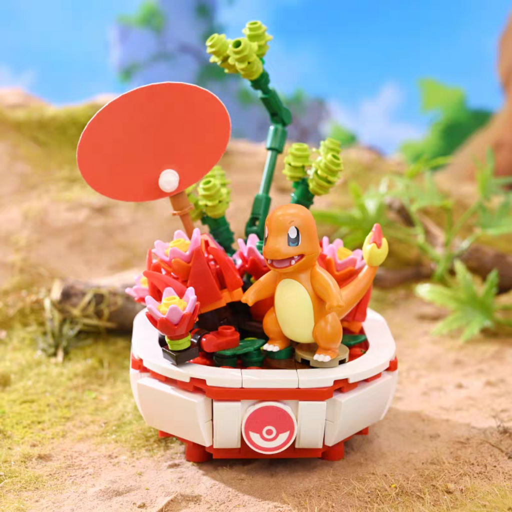 #316 Pokémon Series Building Blocks-Charmander