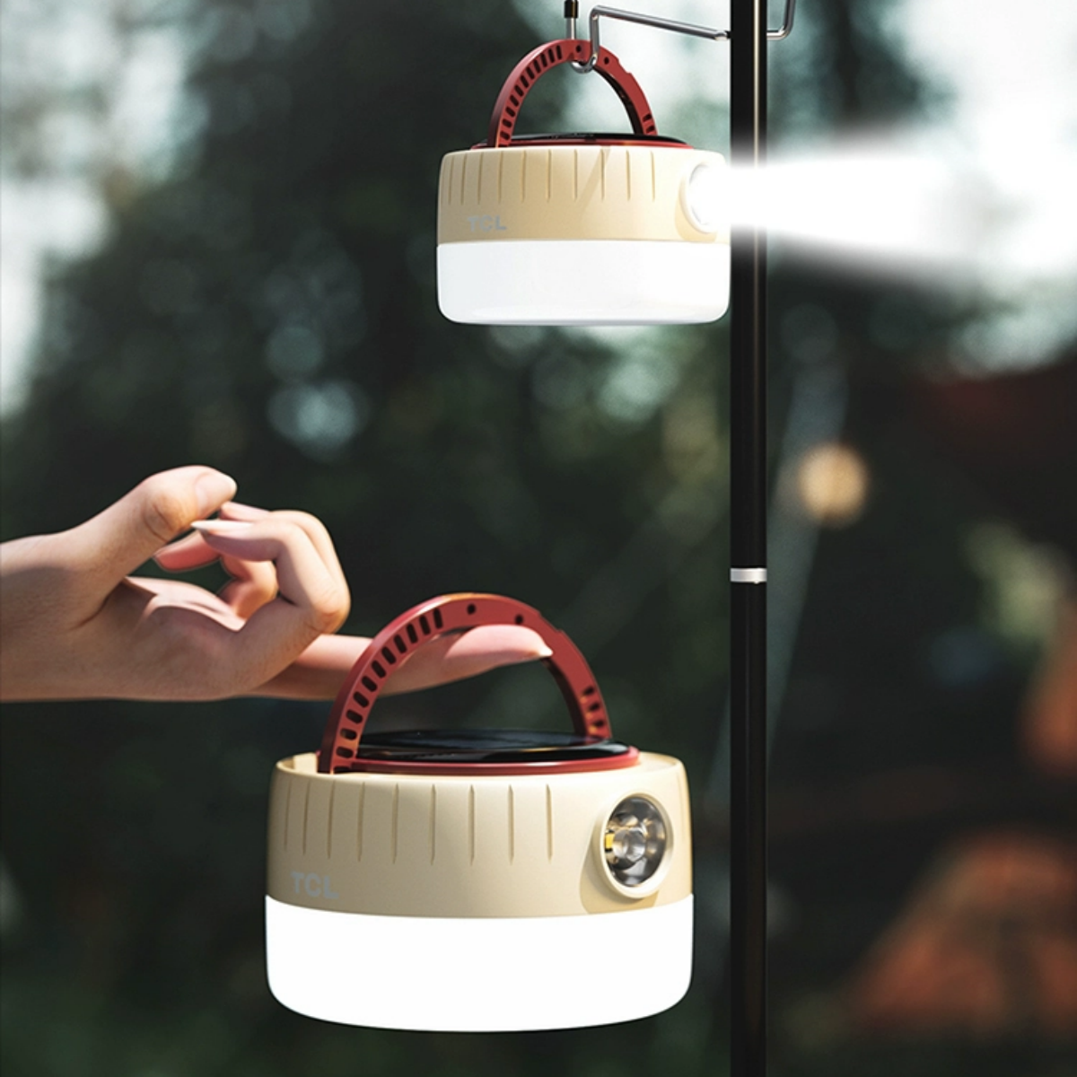 #S16 Solar Rechargeable LED Camping Lantern