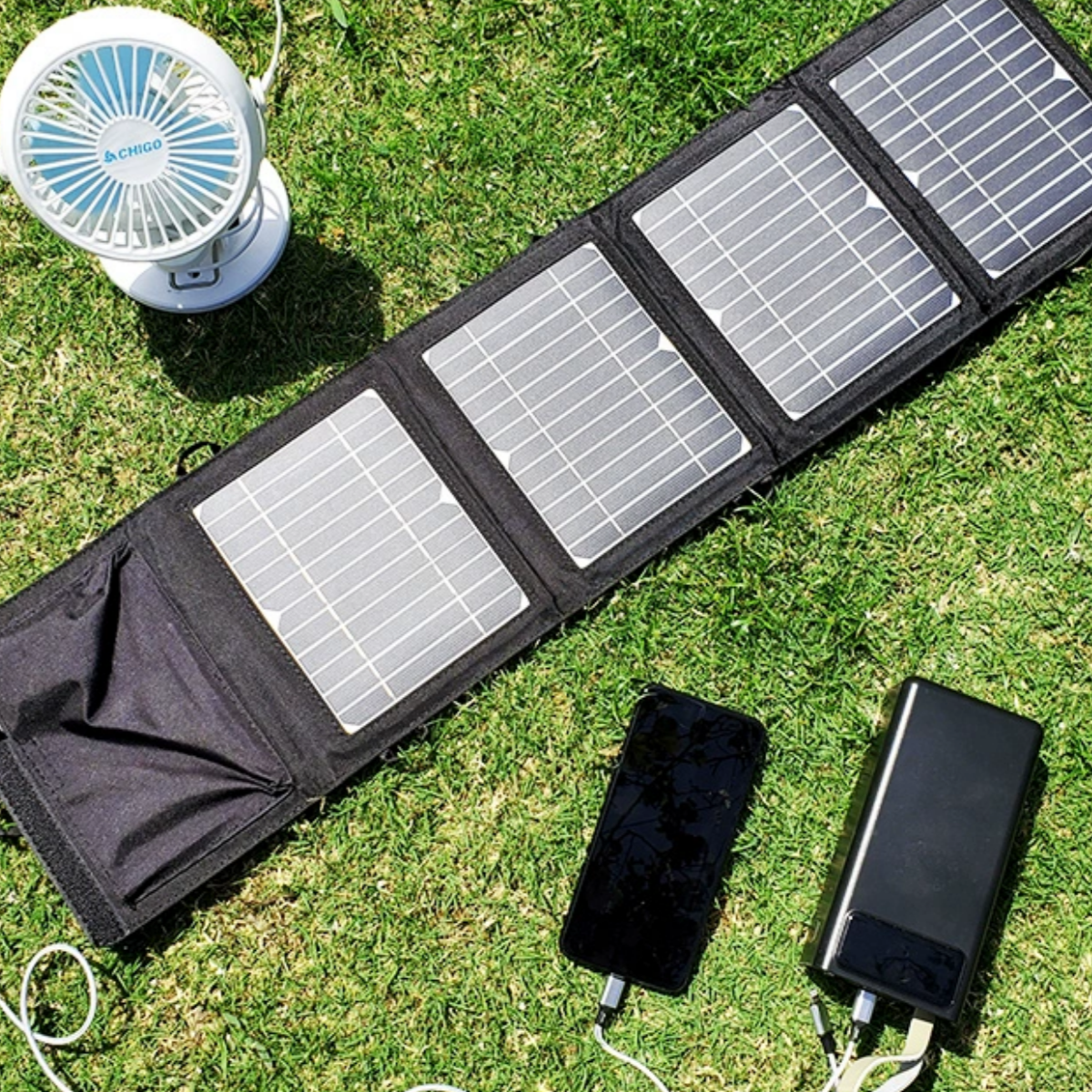 #S12 Solar Panel Charger for CPAP Battery 45 Watt
