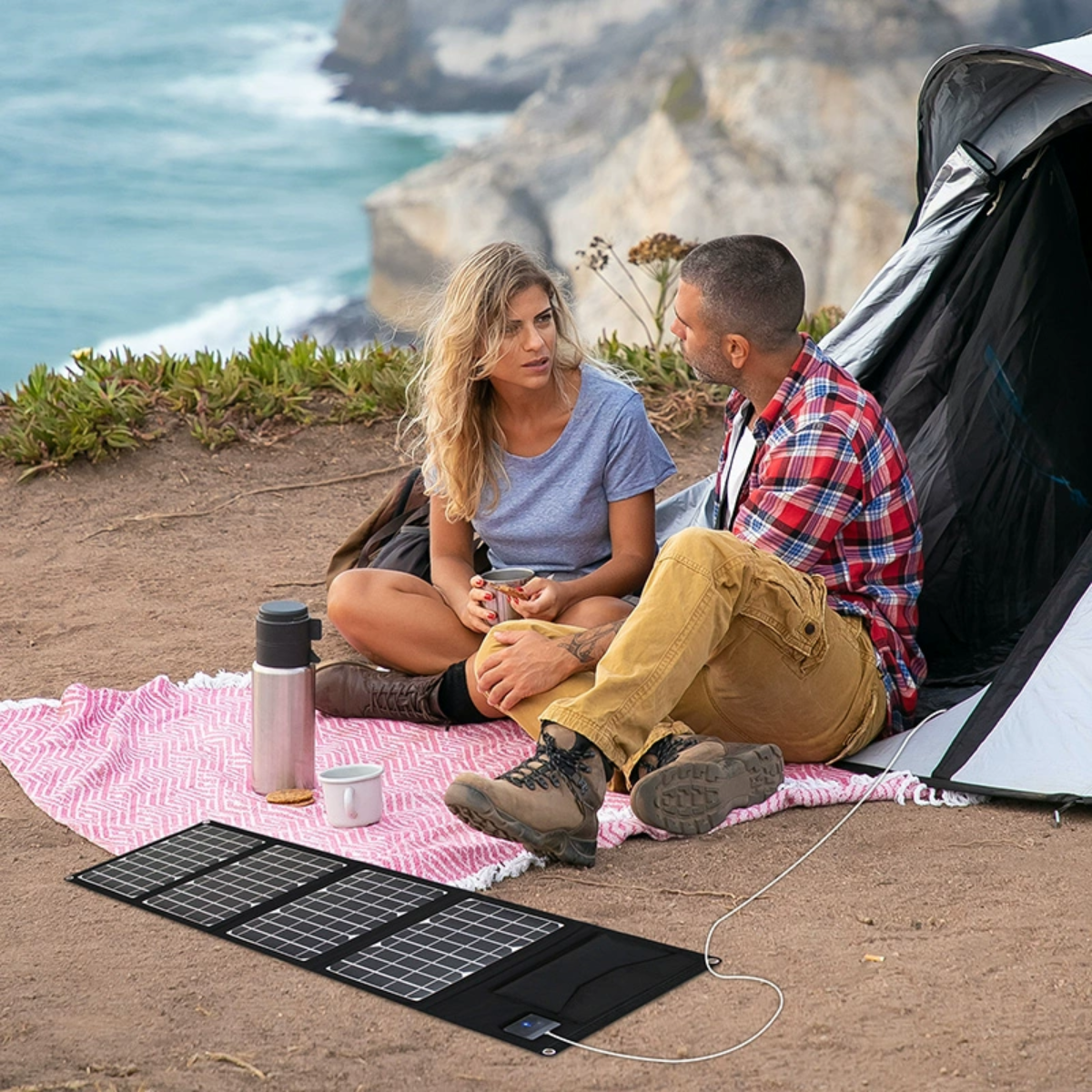 #S12 Solar Panel Charger for CPAP Battery 45 Watt