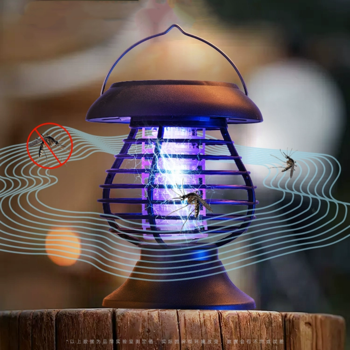 #S15 Solar Powered Led Mosquito Fly Bug Insect Zapper Killer Trap Lamp Light