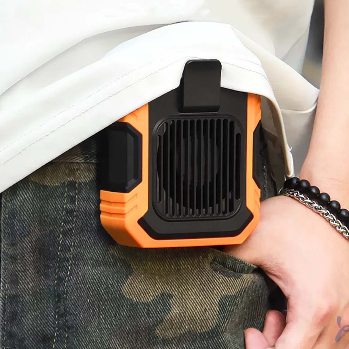 #C13 Waist Fan Power Bank Portable Fan Clip Belt